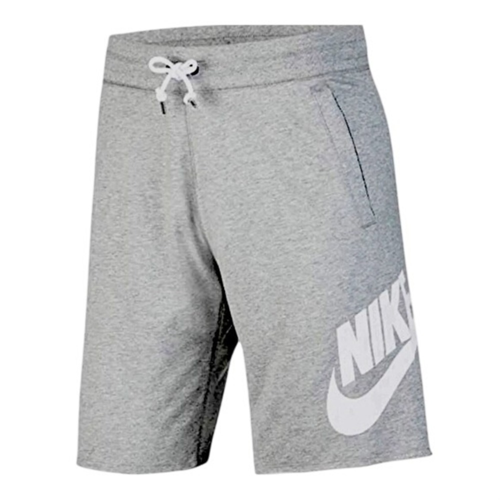 Nike Mens Sportswear Alumni French Terry Shorts Gray 928441-063 - Picture 5 of 9